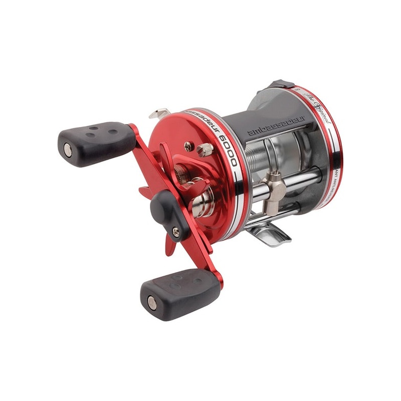 Abu Garcia Ambassadeur 6000 Red Baitcast Reel