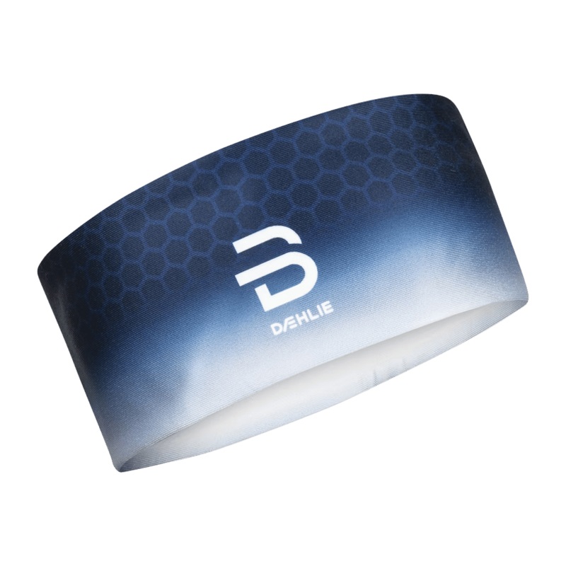 BJORN DAEHLIE POLYKNIT PRINTED HEADBAND - ESTATE BLUE