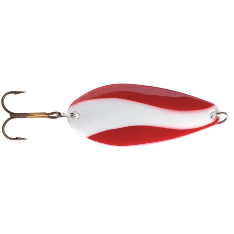 STROBE TEAR DROP SPOON 3/8OZ RED/WHITE